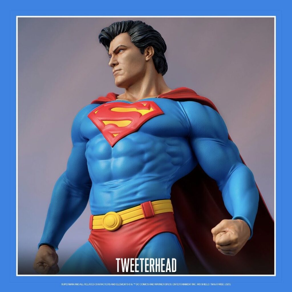 Tweeterhead maqueta de Superman