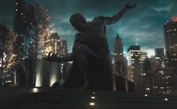 Estatua de Superman en Batman V Superman