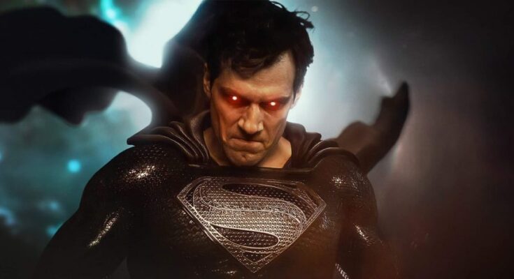 Superman traje negro Liga de la Justicia de Zack Snyder