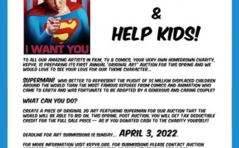 Dibuja a Superman y ayuda a los niños
