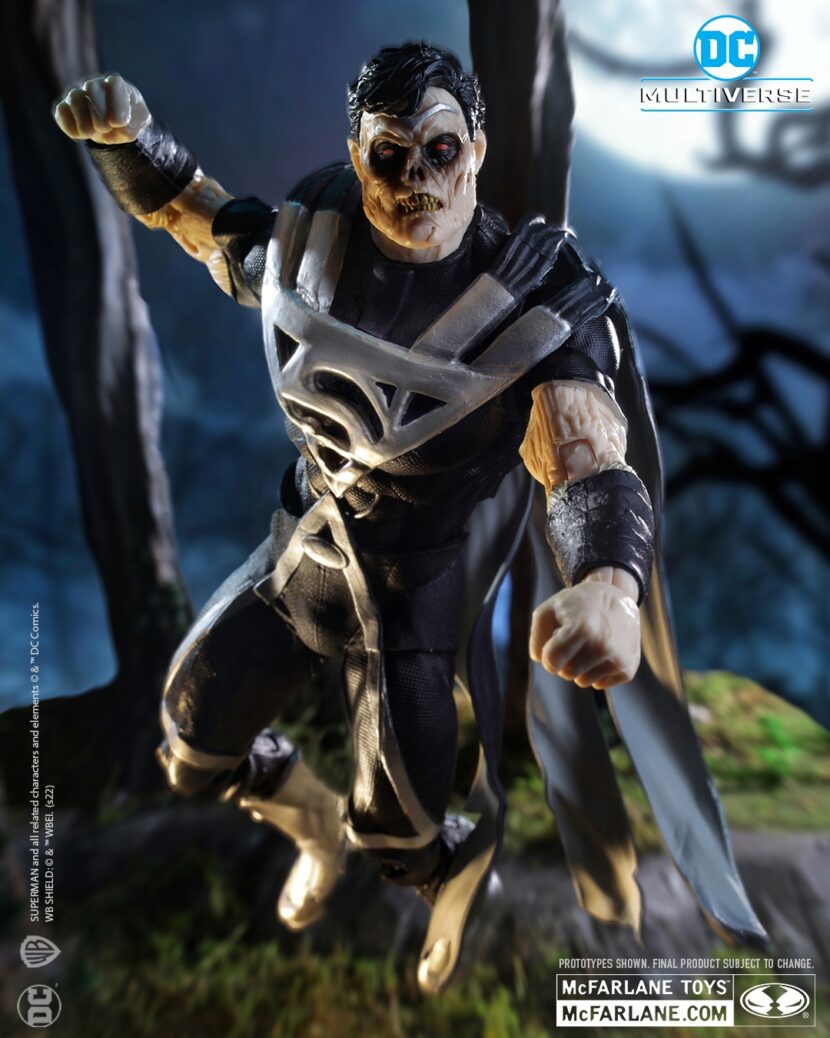 Figura de Superman de Blackest Night de McFarlane Toys