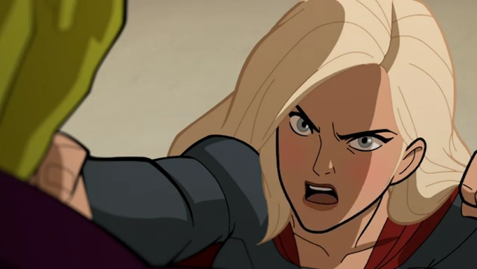 Supergirl se enfrenta a Brainiac 5 en "Legion of Super-Heroes"