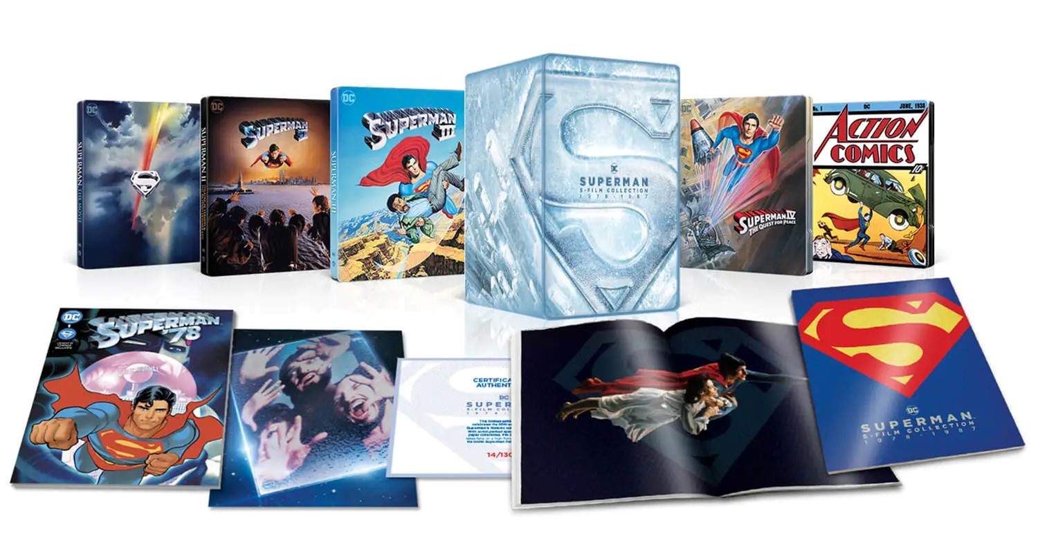 Superman I-IV - 4K Ultra HD Steelbook Collection