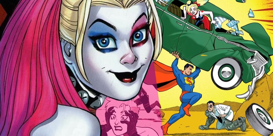 Harley Quinn secuestra la portada de Superman