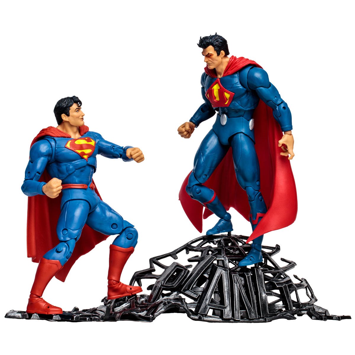 Figura "Superman vs Superman de Tierra-3" de McFarlane Toys