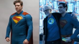 El reportaje de una hora de duración «Aventuras en la creación de SUPERMAN» incluye pruebas de vestuario, imágenes detrás de las cámaras y mucho más