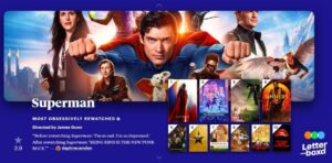 «Superman» es la película más vista obsesivamente en Letterboxd