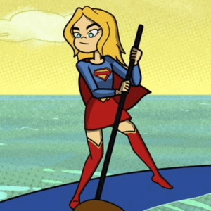 Diseño oficial de Supergirl en «Krypto Saves the Day!»