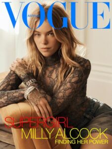 Entrevista a Milly Alcock en Vogue Australia