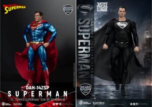 Beast Kingdom presenta dos figuras de Superman de edición limitada para la Comic-Con de San Diego 2026
