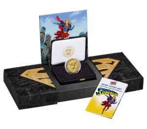 La Casa de la Moneda de EE. UU. lanzará una moneda de oro y medallas de plata de Supergirl